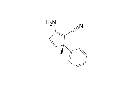 (5S)-2-amino-5-methyl-5-phenyl-1-cyclopenta-1,3-dienecarbonitrile
