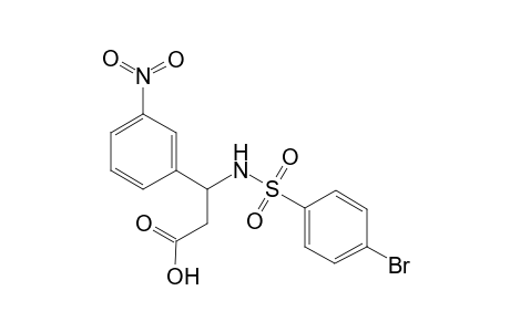 3-(brosylamino)-3-(3-nitrophenyl)propionic acid