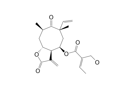 (4R,6R,7S,8R,10S)-3-OXO-8-SARRACENYLOXYJUJUYENSA-1,11(13)-DIEN-6,12-OLIDE