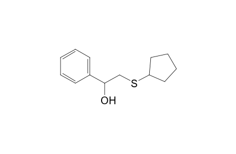 2-(Cyclopentylthio)-1-phenylethanol