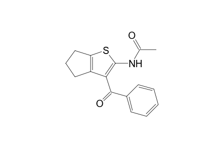 2-Acetylamido-3-benzoyl-cyclopenta[b]thiophene