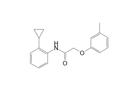 Acetamide, N-(2-cyclopropylphenyl)-2-(3-methylphenoxy)-