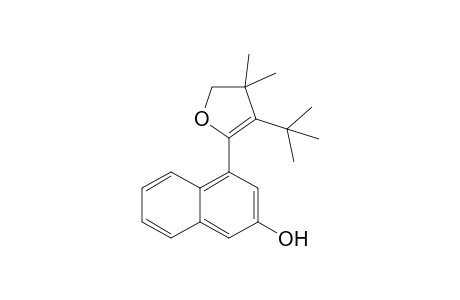 4-tert-Butyl-5-(2-hydroxynaphthalen-4-yl)-3,3-dimethyl-2,3-dihydrofuran