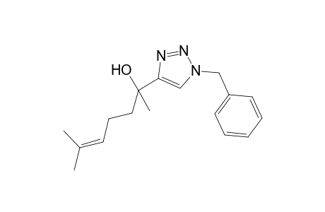 2-(1-benzyl-1H-1,2,3-triazole-4-yl)-6-methylhept-5-en-2-ol
