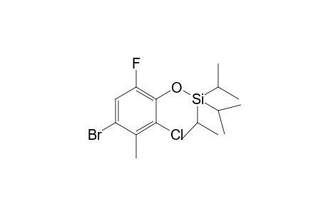 (4-Bromo-2-chloro-6-fluoro-3-methylphenoxy)-triisopropylsilane