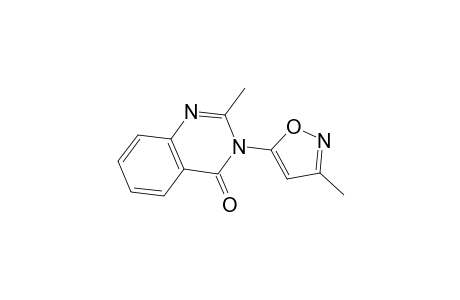 2-Methyl-3-(3-methyl-5-isoxazolyl)-4(3H)-quinazolinone
