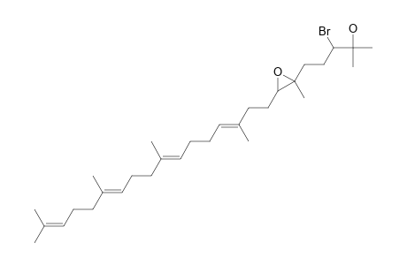 3-BROMO-6,7-EPOXY-2-HYDROXY-2,3,6,7-TETRA-HYDRO-SQUALENE