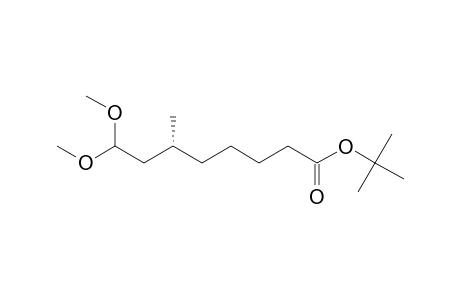 TERT.-BUTYL-(6R)-8,8-DIMETHOXY-6-METHYLOCTANOATE