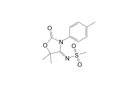 N-[5,5-Dimethyl-3-(4-methylphenyl)-2-oxo-4-oxazolidinylidene]methanesulfonamide