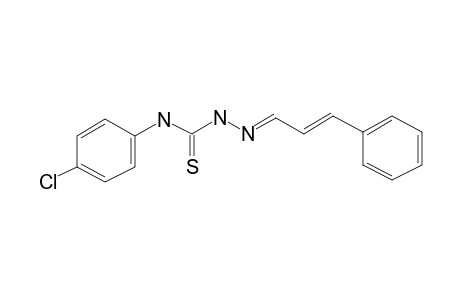 4-[4-Chlorophenyl]-3-thiosemicarbazone trans-cinnamaldehyde