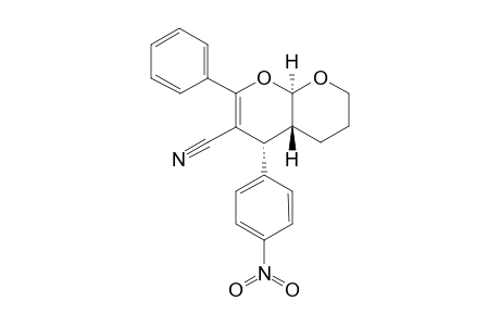 (4R*,4aR*,8aR*)-2-Phenyl-4-( 4'-nitrophenyl)-1,4,4a,5,6,7,8,8a-octahydro-1,8-dioxanaphtho-3-carbonitrile
