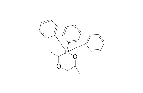 3,6,6-TRIMETHYL-2,2,2-TRIPHENYL-1,4-DIOXA-2-LAMBDA(5)-PHOSPHORINANE