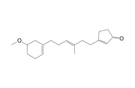 3-[(E)-6-(5-methoxy-1-cyclohexenyl)-3-methylhex-3-enyl]-1-cyclopent-2-enone