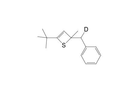 4-(t-Butyl)-2-alpha-d-benzyl-2-methyl-2H-thiete
