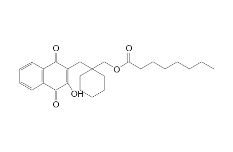 (1-((3-Hydroxy-1,4-dioxo-1,4-dihydronaphthalen-2-yl)methyl)- cyclohexyl)methyl Octanoate