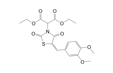 Diethyl [5'-(3",4"-dimethoxybenzylidene)-2',4'-dioxotetrahydro-1',3'-thiazol-3'-yl]-malonate