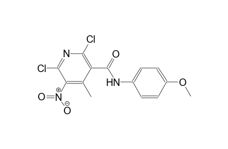 2,6-Dichloro-N-(4-methoxy-phenyl)-4-methyl-5-nitro-nicotinamide