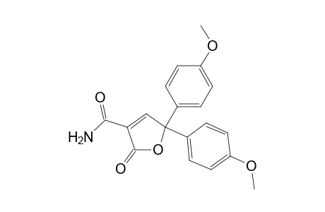 3-Furancarboxamide, 2,5-dihydro-5,5-bis(4-methoxyphenyl)-2-oxo-