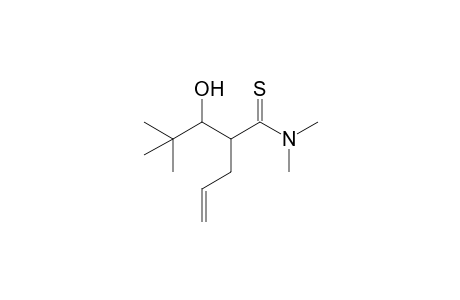 anti-N,N-Dimethyl-2-(1-hydroxy-2,2-dimethylpropyl)-4-pentenethioamide