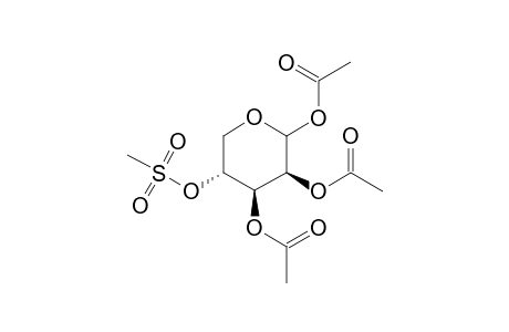 .alpha.-1,2,3-Tri-O-acetyl-4-O-methylsulfonyl-D-lyxopyranose