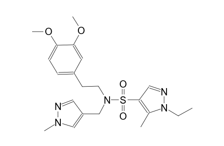 1H-pyrazole-4-sulfonamide, N-[2-(3,4-dimethoxyphenyl)ethyl]-1-ethyl-5-methyl-N-[(1-methyl-1H-pyrazol-4-yl)methyl]-
