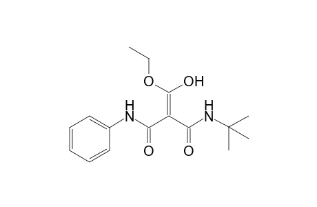 N-t-butyl[ethoxy(hydroxy)methylene]-N'-phenylmalonamide