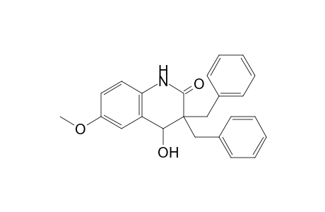 3,3-Dibenzyl-4-hydroxy-6-methoxy-3,4-dihydro-1H-quinolin-2-one