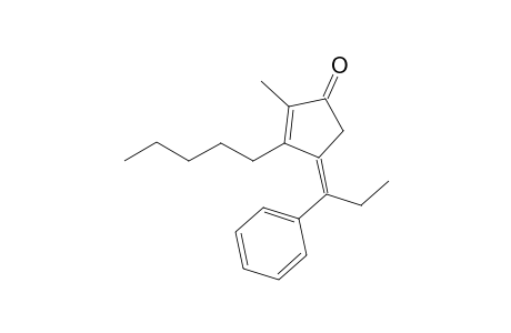 (Z)-2-methyl-3-pentyl-4-(1-phenylpropylidene)cyclopent-2-enone