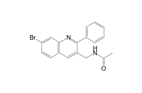 N-(7-Bromo-2-phenyl-quinolin-3-ylmethyl)-acetamide