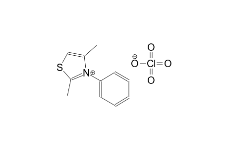 2,4-dimethyl-3-phenyl-1,3-thiazol-3-ium perchlorate