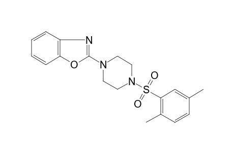 2-[4-(2,5-dimethylphenyl)sulfonylpiperazin-1-yl]-1,3-benzoxazole