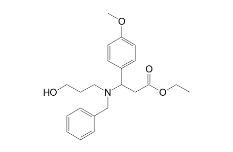 Ethyl 3-[N-Benzyl-N-(3-hydroxypropyl)amino]-3-(4-methoxyphenyl)propanoate