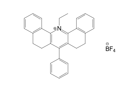 14-ethyl-7-phenyl-5,6,8,9-tetrahydrodibenz[c,h]acridinium tetrafluoroborate(1-)