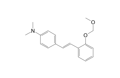 4-((E)-2-[2-(Methoxymethoxy)phenyl]ethenyl)-N,N-dimethylaniline