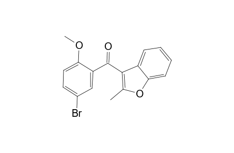 (5-Bromo-2-methoxyphenyl)(2-methyl-1-benzofuran-3-yl)methanone