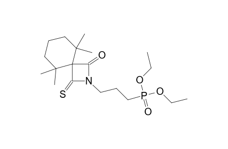 Diethyl [3-(5,5,9,9-tetramethyl-1-oxo-3-thioxo-2-azaspiro[3,5]nonan-2-yl)propyl]phosphonate