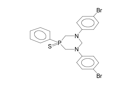 5-PHENYL-5-THIO-1,3-DI-PARA-BROMOPHENYL-1,3,5-DIAZAPHOSPHORINANE