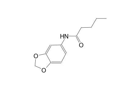 N-(1,3-benzodioxol-5-yl)pentanamide