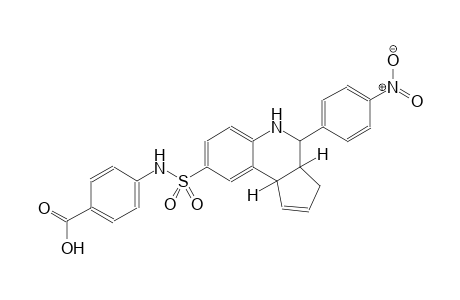 benzoic acid, 4-[[[(3aR,4S,9bS)-3a,4,5,9b-tetrahydro-4-(4-nitrophenyl)-3H-cyclopenta[c]quinolin-8-yl]sulfonyl]amino]-