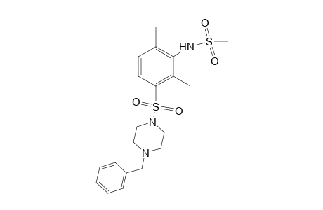 Methanesulfonamide, N-[2,6-dimethyl-3-[[4-(phenylmethyl)-1-piperazinyl]sulfonyl]phenyl]-