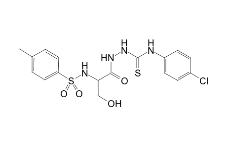 1-[3-Hydroxy-2-(4-methylbenzenesulfonamido)-propanoyl]-4-(4-chlorophenyl)thiosemicarbazide