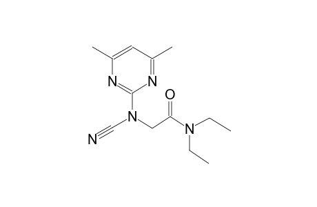 acetamide, 2-[cyano(4,6-dimethyl-2-pyrimidinyl)amino]-N,N-diethyl-