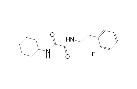 ethanediamide, N~1~-cyclohexyl-N~2~-[2-(2-fluorophenyl)ethyl]-
