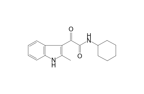 Acetamide, N-cyclohexyl-2-(2-methyl-1H-indol-3-yl)-2-oxo-