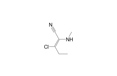 2-Pentenenitrile, 3-chloro-2-(methylamino)-, (Z)-