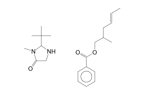 4-Imidazolidinone, 5-[1-(benzoyloxy)-2-methyl-4-hexenyl]-2-(1,1-dimethylethyl)-3-methyl-, [2R-[2.alpha.,5.beta.(1R*,2R*,4E)]]-