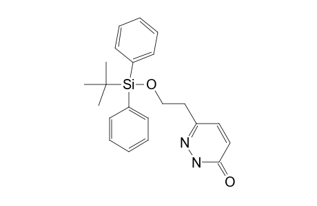 6-[2-(TERT.-BUTYLDIPHENYLSILYLOXY)-ETHYL]-PYRIDAZIN-3(2H)-ONE