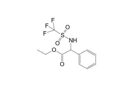 Ethyl 2-[N-(trifluoromethanesulfonyl)amino]-2-phenylethanoate