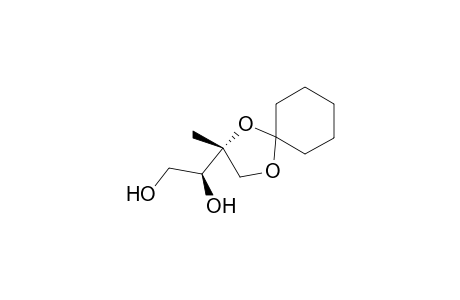 (1S)-1-[(3R)-3-methyl-1,4-dioxaspiro[4.5]decan-3-yl]ethane-1,2-diol