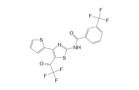 benzamide, N-[4-(2-thienyl)-5-(2,2,2-trifluoroacetyl)-2-thiazolyl]-3-(trifluoromethyl)-